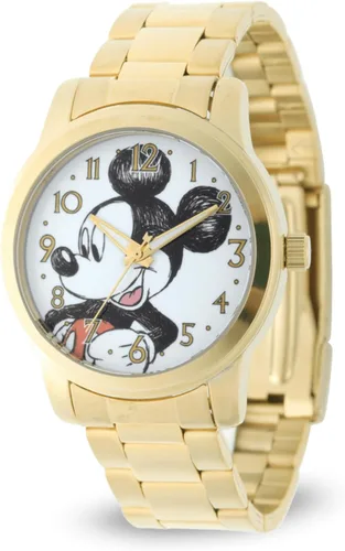 Vista 7 de Disney Mickey Mouse - Reloj analógico de cuarzo para adultos, Negro, Movimiento de cuarzo