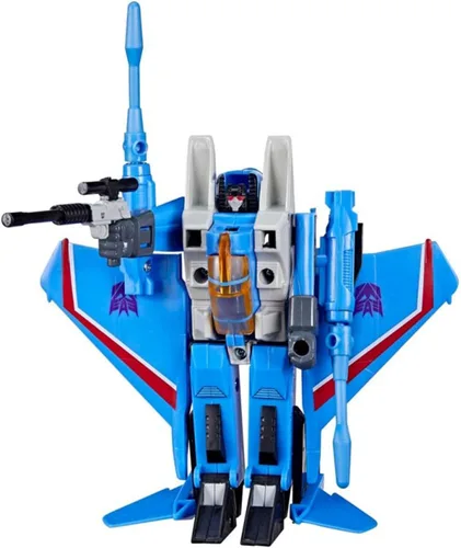 Vista 2 de Hasbro The Transformers: The Movie - Figura retro de Thundercracker de 5.5 pulgadas