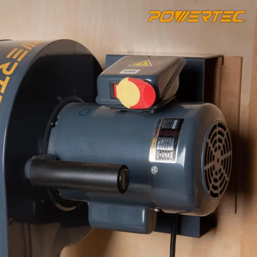 Vista 6 de POWERTEC 71390 Interruptor de seguridad de paleta – Interruptor inteligente de doble voltaje 110/220v para sierra de mesa y protector seguro