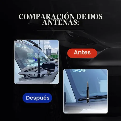 Vista 4 de Pack-1 - Antena tipo bala para automóvil, para GM Chevy Silverado 1500 2500 3500 HD Avalanche GMC Sierra 1500 2500 3500 Denali accesorios