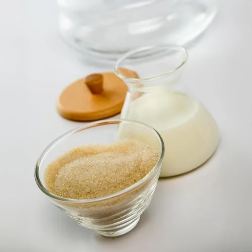 Vista 4 de CHEMEX - Juego de crema y azúcar de vidrio soplado a mano