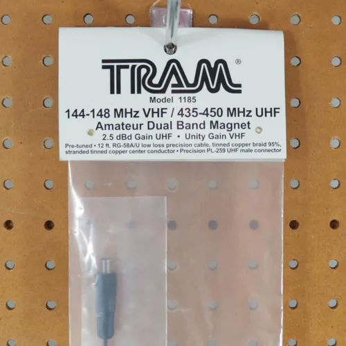 Vista 4 de Tram Kit de antena de radio amateur de 100 vatios de doble banda preajustada de 144 MHz a 148 MHz VHF/435 MHz a 450 MHz UHF con montaje magnético