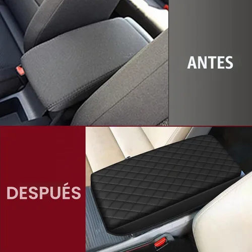Vista 3 de AOMSAZTO Reposabrazos de Altura para Honda Civic 2006-2011 Negro de Cuero Central