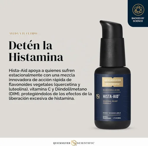 Vista 3 de Quicksilver Scientific Nanoemulsified Hista-Aid, DIM, 1.7 fl oz