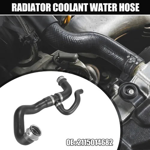 Vista 2 de X AUTOHAUX Tubo de enfriamiento de la bomba de agua de la manguera del refrigerante del radiador inferior del coche 2115014682 para Mercedes-Benz