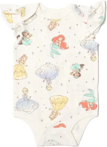 Vista 2 de Disney Cenicienta Jasmine Princess Belle - Body de bebé para niñas recién nacidas a bebés