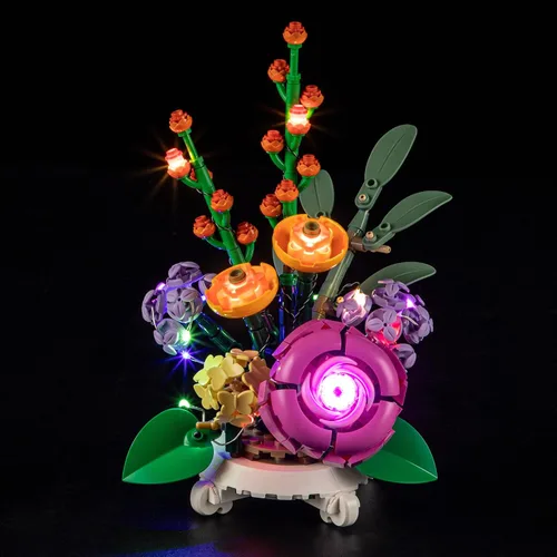Vista 8 de Kit de iluminación LED Briksmax para árbol bonsái – Compatible con el modelo de bloques de construcción Lego 10281 – no incluye el set de Lego