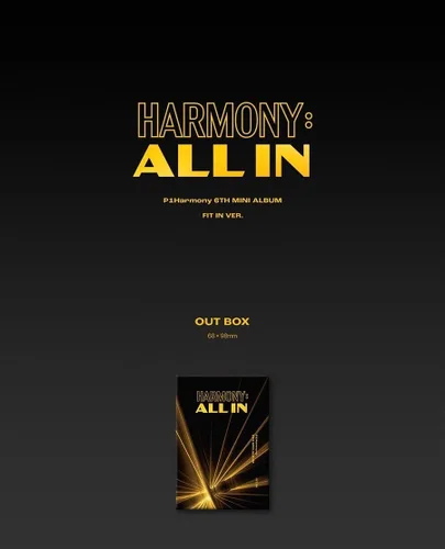 Vista 3 de Generic P1HARMONY HARMONY ALL IN 6º Mini álbum (FIT IN Ver.) K-POP SELLADO