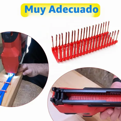 Vista 4 de Grapas de cable aisladas de 1 pulgada MNM1-320 para pistola de grapadora de cable Milwauke M-12