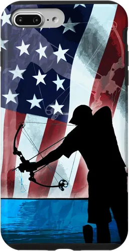 Vista 12 de Bowfishing American Flag Bow Hunting for Fish bowfisher Case for iPhone 17