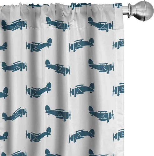 Vista 36 de Lunarable Cortinas para ventana para mascotas, divertidos personajes de gatos, estilo artístico, gatitos juguetones, animales peludos, decoración