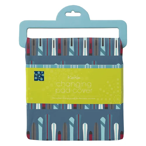 Vista 2 de KicKee Pants Funda para cambiador de bebé, impresión divertida, suave y transpirable (telesilla natural, talla única)