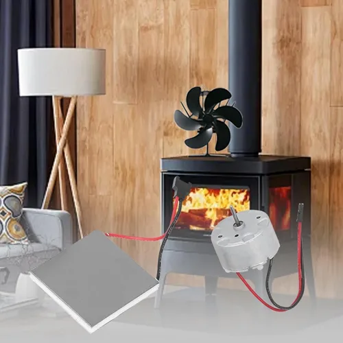 Vista 9 de Accesorios para ventilador de chimenea, hoja de generación de energía de motor universal para motor de repuesto y hoja
