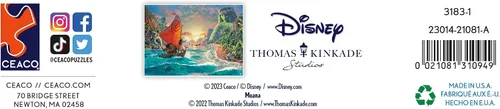 Vista 7 de Ceaco - Thomas Kinkade Disney Dreams - Moana - Rompecabezas de 1000 piezas