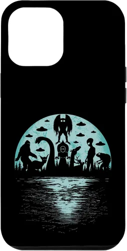 Vista 26 de Bigfoot Nessie Mothman and Aliens Cryptid Ovnis Cryptozoology - Carcasa para iPhone 17