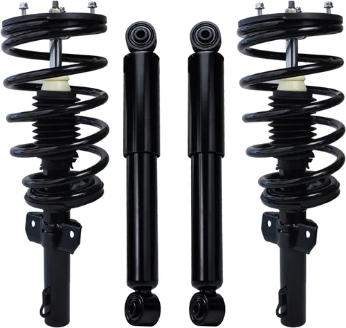 Vista 44 de Detroit Axle - Kit de 4 puntales para Ford Escape 2014-2019, 2 amortiguadores traseros ensamblaje 2 puntales delanteros y resortes helicoidales 2015