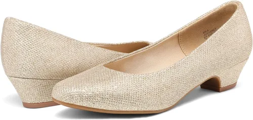 Vista 3 de Dream Pairs - Zapatos de tacón alto Mila Low Chunky para mujer