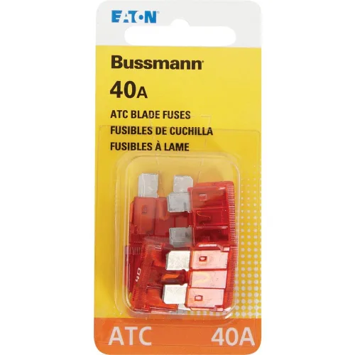Vista 2 de Bussmann (BP/ATC-40-RP Fusible de cuchilla ATC de 40 amperios, 5 unidades (paquete de 1), naranja