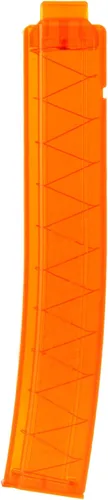 Vista 5 de WORKER Clip de 18 dardos con cargador curvo Talon para Nerf Modulus Series Toy y Nexus Pro (Negro Transparente)