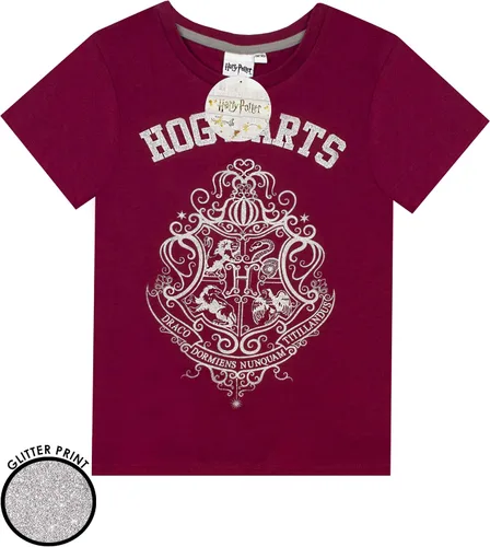 Vista 3 de Harry Potter Hogwarts - Pijama de pierna larga o corta con estampado de purpurina para niña