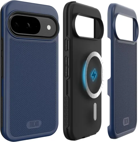 Vista 64 de TUDIA MergeGrip [Compatible con Magsafe] Funda para Google Pixel 7a 2023, [Probada contra caídas de grado militar] Borde elevado para protección
