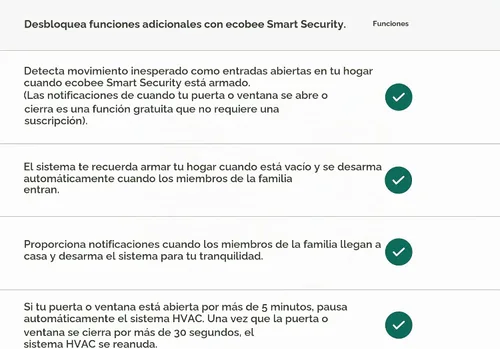 Vista 7 de ecobee Paquete de 2 sensores inteligentes para puertas y ventanas
