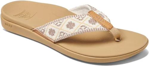Vista 10 de REEF Sandalias ortopédicas tejidas para mujer Negro/Blanco
