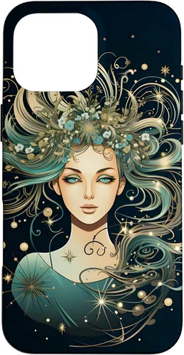 Vista 19 de Virgo Zodiac Sign Horoscope Galaxy Stars Case for iPhone 17