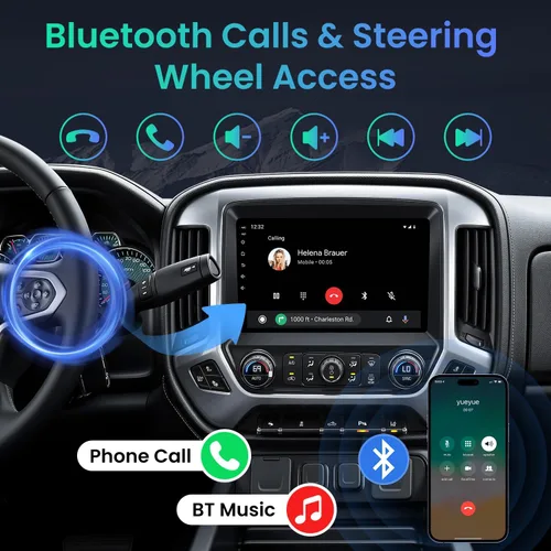 Vista 4 de 4G RAM+64 ROM Android 13 Radio de coche para Chevy Silverado GMC Sierra