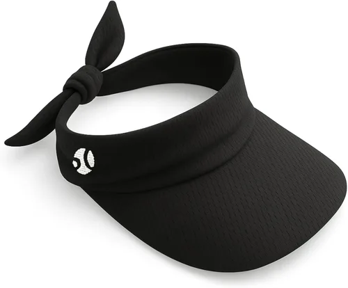 Vista 11 de Visera ajustable para mujer, protección UV, sombrero ligero para golf, tenis, correr y actividades al aire libre.
