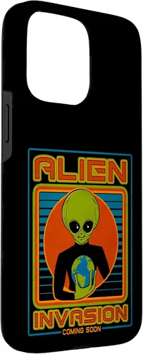 Vista 84 de Funda para iPhone 13 Pro Max Alien Invasion 1984 Tech Noir Distopía