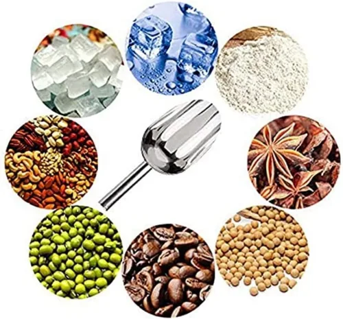Vista 5 de Pinzas y cucharas de hielo Sweet Candy Buffet (plata-1 juego)