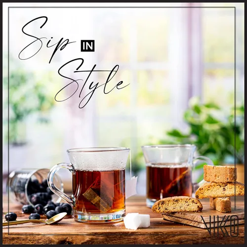 Vista 2 de Vikko Tazas de café de vidrio, paquete de 12-10 onzas Taza de café para té, sidra, chocolate caliente y más, apta para microondas y lavavajillas
