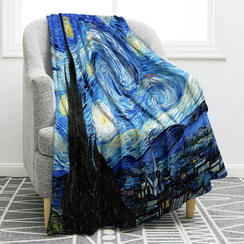Vista 11 de Jekeno Regalos abstractos personalizados para mujeres y hombres, impresión de manta abstracta, manta personalizada con nombre, mantas de franela