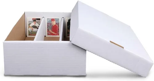 Vista 13 de PIT66 Caja de almacenamiento de 200 tarjetas intercambiables, paquete de 50 cajas de almacenamiento de cartón corrugado para tarjetas