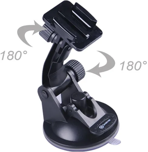 Vista 4 de Smatree Soporte de ventosa compatible con cámara de acción G*pro 12/11/10/9/8/7/6/5/4/3+/3/sesión/DJI OSMO Action 4/3