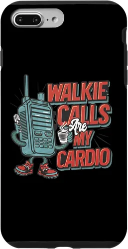 Vista 9 de Funda para profesor de educación especial retro para iPhone 15 Walkie Calls Are My Cardio