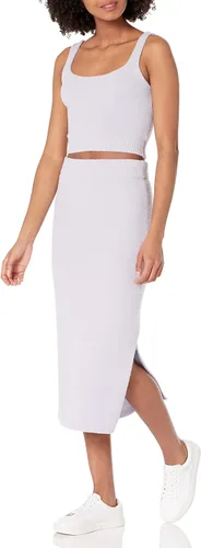 Vista 4 de The Drop Suéter corto Braylen Cozy para mujer