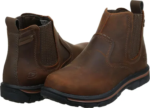 Vista 7 de Skechers - Botas Dorton para hombre, con calce relajado