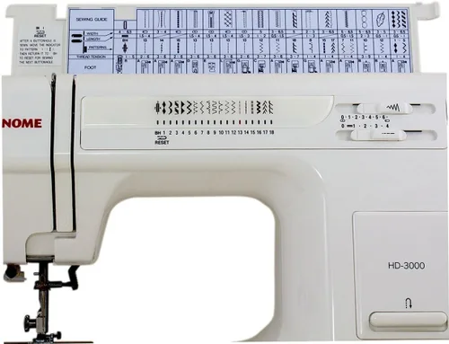 Vista 2 de Janome HD3000 Heavy-Duty máquina de coser con 18 puntadas + Estuche duro