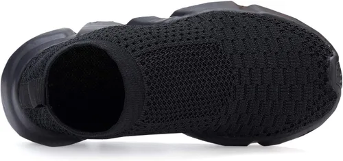 Vista 5 de Casbeam Zapatos deportivos para caminar y correr para niños y niñas, transpirables, ligeros, ligeros, a la moda (babero para niños pequeños)