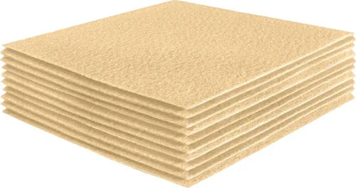 Vista 146 de FabricLA Hojas de fieltro acrílico para manualidades, cuadrados de fieltro precortados suaves de 4 x 4 pulgadas (3.9 in x 3.9 in), utiliza hojas