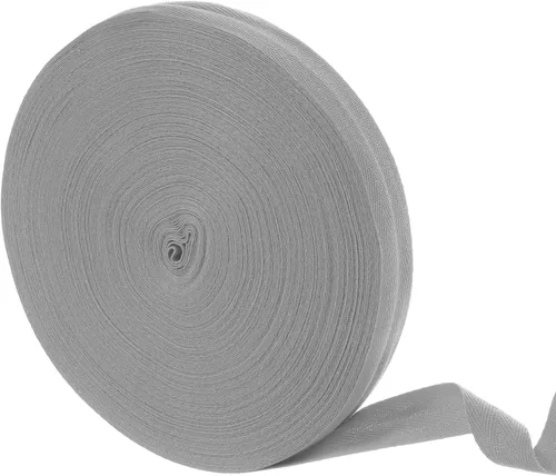 Vista 22 de uxcell Cinta de sarga de algodón de 50 yardas, cinta de espiga de 3/8 pulgadas para coser ropa, manualidades (azul)
