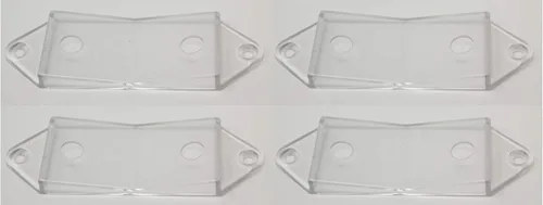 Vista 7 de Paquete de 4 protectores transparentes para placa de interruptor basculante, mantiene el interruptor de luz encendido o apagado. Protege tus luces