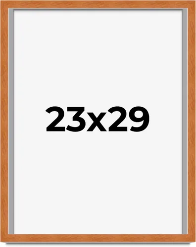 Vista 10 de Marco de 3 x 3 pulgadas de madera maciza de nuez y miel marrón con plexiglás acrílico UV, respaldo de tablero de espuma y accesorios para colgar