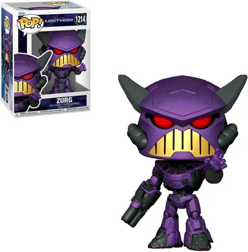 Vista 2 de POP Disney Pixar: Lightyear - Figura de vinilo de Zurg Funko (paquete con funda protectora compatible), multicolor, 3.75 pulgadas