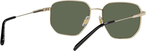 Vista 9 de ARNETTE Gafas de sol cuadradas An3086 Sling para hombre, Oro claroverde oscuro