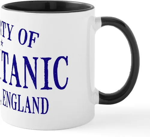 Vista 12 de CafePress The Courageous Titanic Band Taza de café de cerámica de 11 oz (11.0 fl oz)