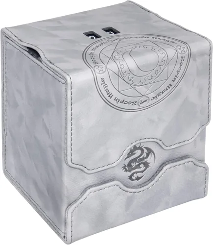 Vista 11 de Zoopin - Caja de cuero con contador de vida giratorio integrado, color negro para MTG, Yugioh, Pokeman, TES Legacy, Munchkins CCG Decks y también