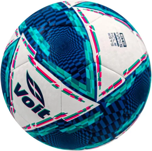 Vista 2 de Voit Morph Liga MX BBVA - Balón de fútbol oficial, tamaño 5, poliuretano texturizado, tecnología híbrida, 32 paneles, resistente a la humedad Azul